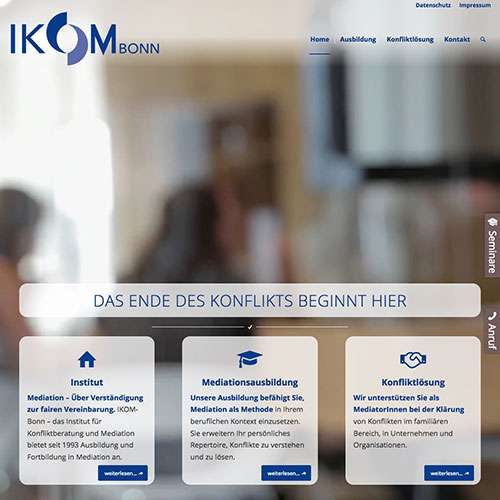 IKOM Webseite